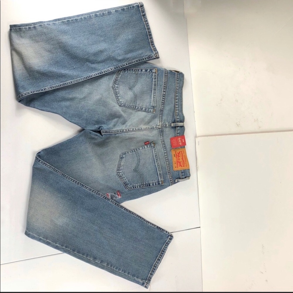 Men’s 569 loose straight Levi’s Blue Jeans 32x34 - Picture 4 of 10
